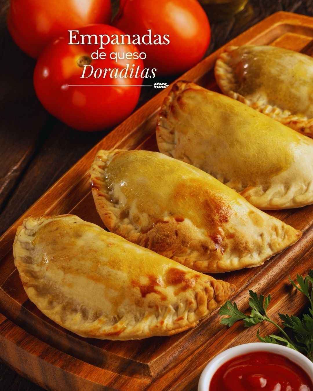 Portada de Empanadas de queso Doraditas